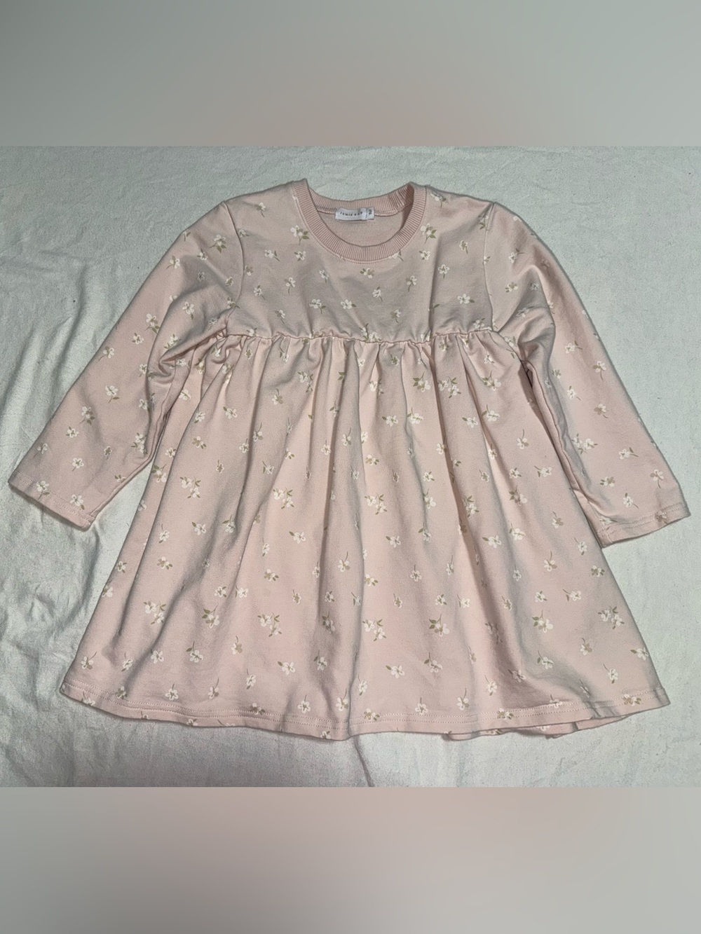 Jamie Kay Pale Pink Floral Long-Sleeve Dress